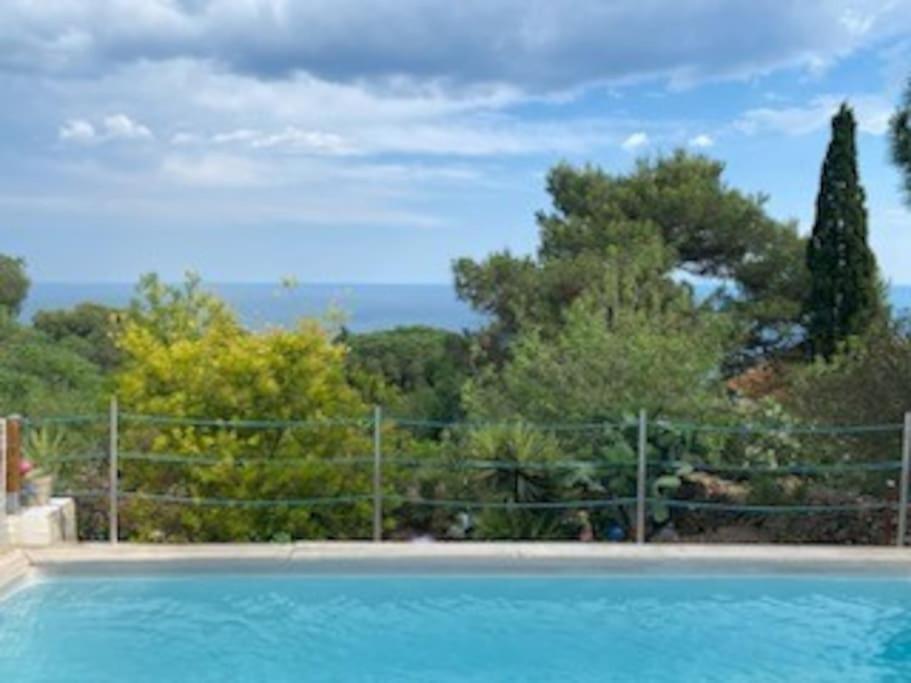 Haut De Villa Au Mont St Clair Vue Exceptionnelle Mer Et Foret Terrasses, Piscine, Petanque, Solarium Prives Sète Eksteriør billede